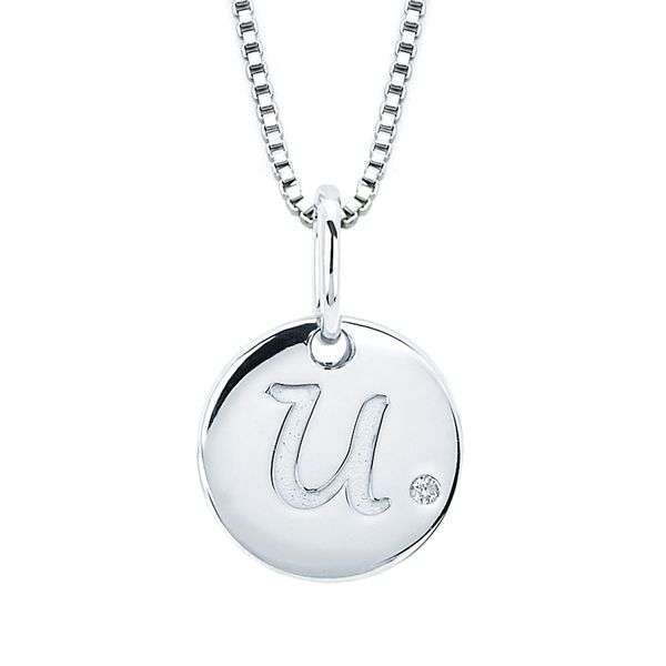 Sterling Silver Diamond Pendant