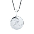 Sterling Silver Diamond Pendant