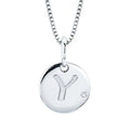 Sterling Silver Diamond Pendant
