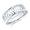 Sterling Silver Diamond Ring