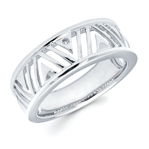 Sterling Silver Diamond Ring