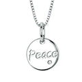 Sterling Silver Diamond Pendant
