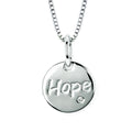 Sterling Silver Diamond Pendant