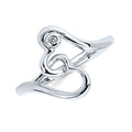 Sterling Silver Diamond Ring