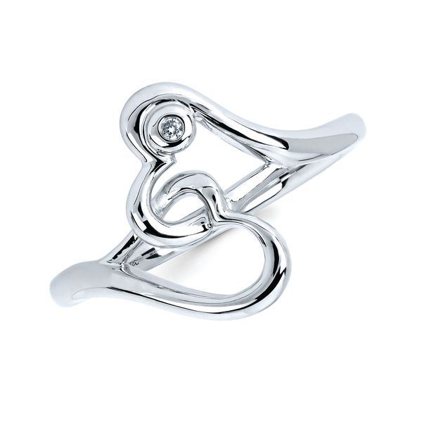 Sterling Silver Diamond Ring