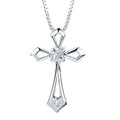 Sterling Silver Diamond Pendant