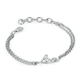 Sterling Silver Diamond Bracelet