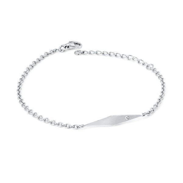 Sterling Silver Diamond Bracelet