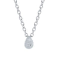 Sterling Silver Diamond Pendant