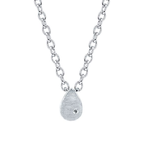 Sterling Silver Diamond Pendant