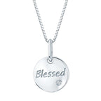 Sterling Silver Diamond Pendant
