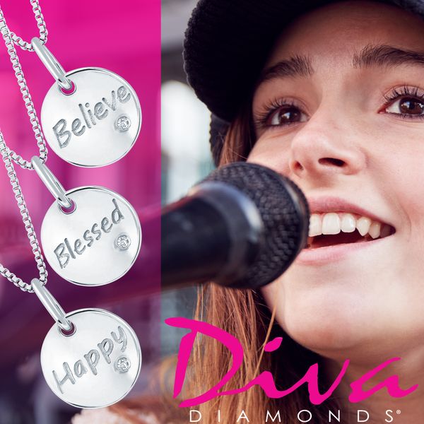 Sterling Silver Diamond Pendant - Image 4
