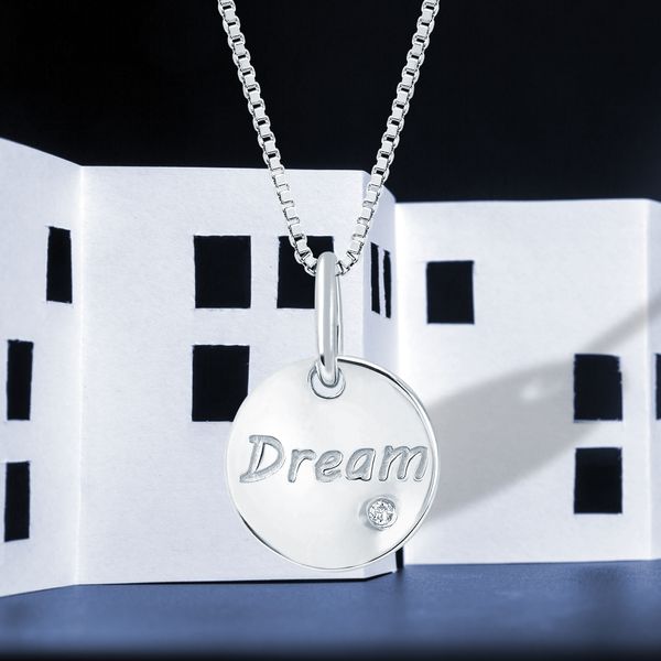 Sterling Silver Diamond Pendant - Image 2