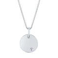 Sterling Silver Diamond Pendant