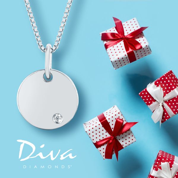 Sterling Silver Diamond Pendant - Image 2