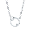 Sterling Silver Diamond Pendant