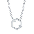 Sterling Silver Diamond Pendant