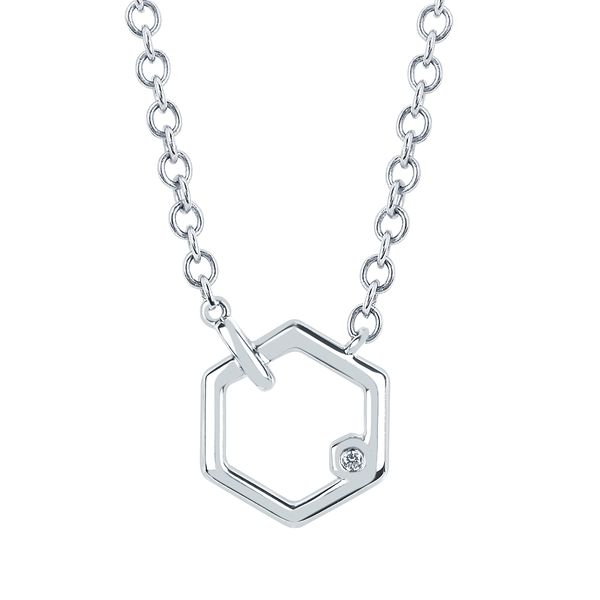 Sterling Silver Diamond Pendant