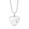 Sterling Silver Diamond Pendant