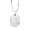 Sterling Silver Diamond Pendant