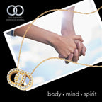14k White Gold Diamond Pendant - Image 2