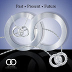 14k White Gold Diamond Pendant - Image 2