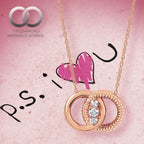 14k Rose Gold Diamond Pendant - Image 2