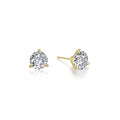 0.5 CTW 3 Prong Stud Earrings