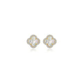 0.4 CTW Halo Stud Earrings