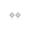 0.4 CTW Halo Stud Earrings