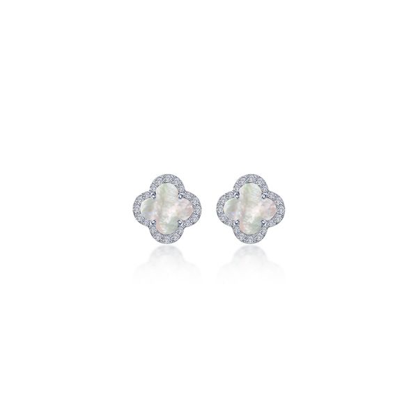 0.4 CTW Halo Stud Earrings