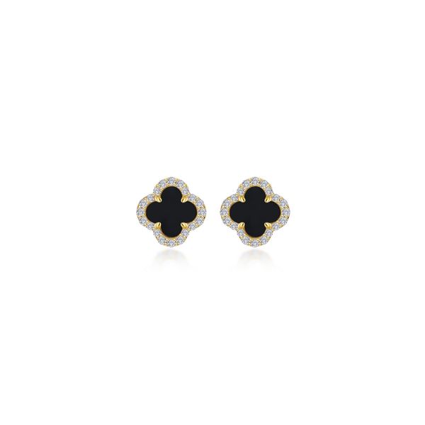 0.4 CTW Halo Stud Earrings