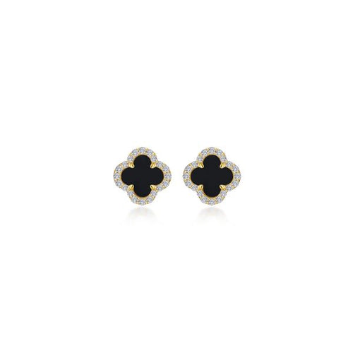 0.4 CTW Halo Stud Earrings