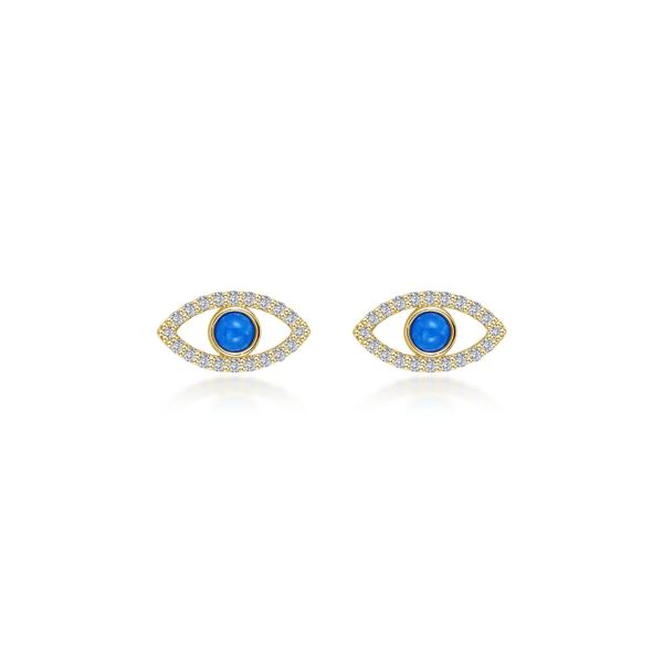Turquoise Evil Eye Earrings