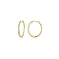 Medium Alina Oval Hoop Earrings