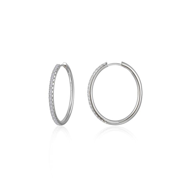 Large Alina Oval Hoop Earrings
