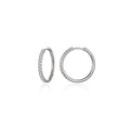 Medium Alina Round Hoop Earrings