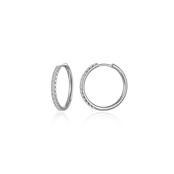Medium Alina Round Hoop Earrings