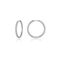 Large Alina Round Hoop Earrings