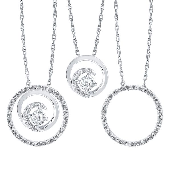 10k White Gold Pendant