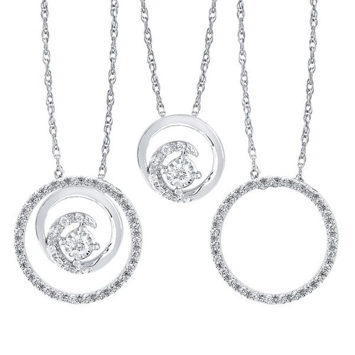 10k White Gold Pendant