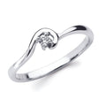 10k White Gold Fashion Ring
