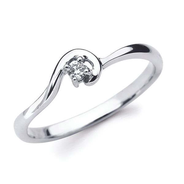 10k White Gold Fashion Ring