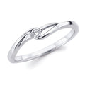 10k White Gold Fashion Ring