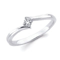 10k White Gold Bridal Set