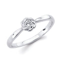10k White Gold Fashion Ring