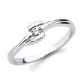 10k White Gold Fashion Ring