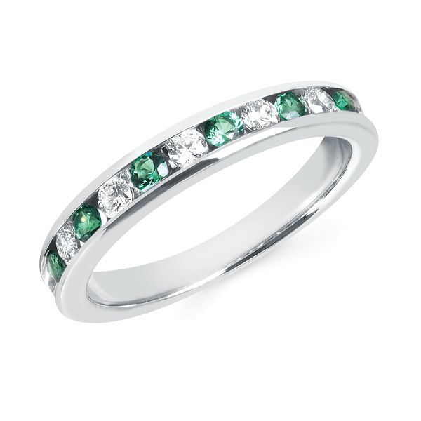 14k White Gold Gemstone Ring