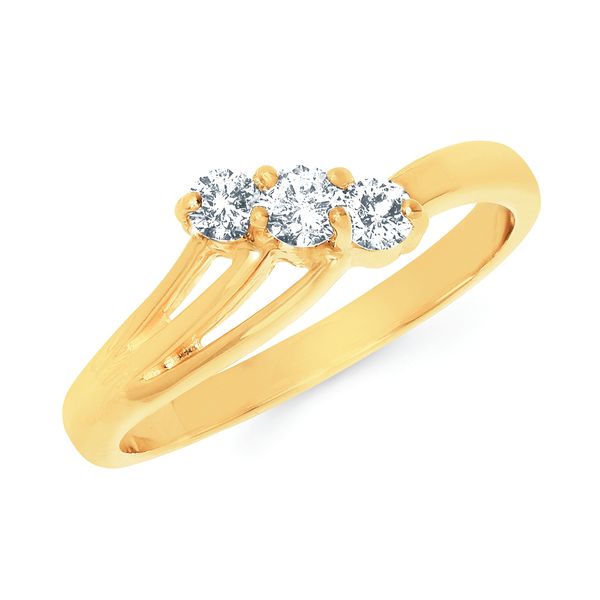 14k Yellow Gold Fashion Ring