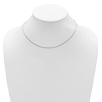 Leslie's Sterling Silver 1.2mm D/C Rope 1in+1in Adjustable Chain - Image 3
